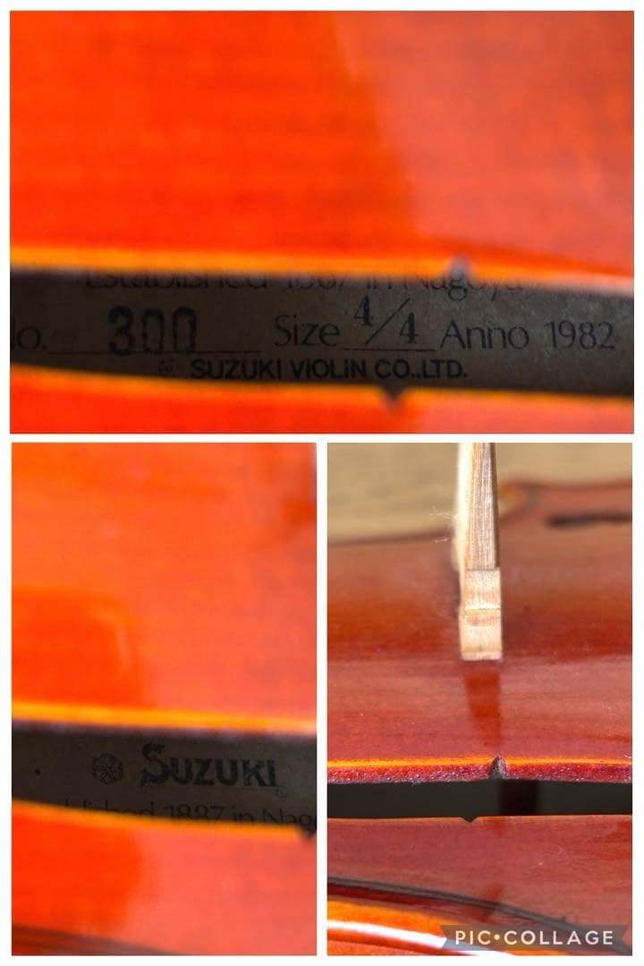 スズキ　バイオリン　No.300 4/4 1982年