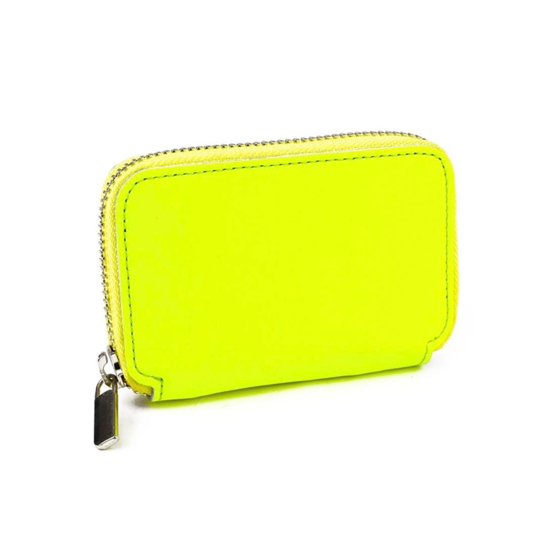NADAYA ネオンイエロー 二つ折り財布