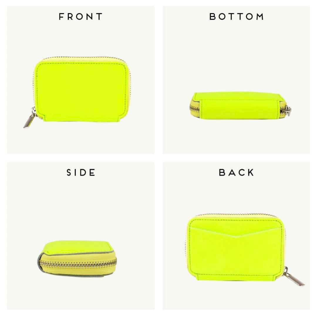 NADAYA ネオンイエロー 二つ折り財布