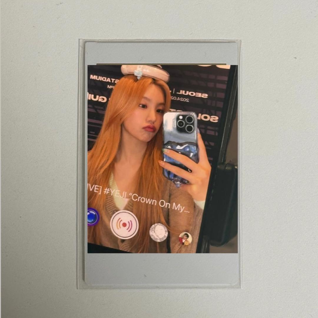 イェジ 直筆サイン入り ポラロイド