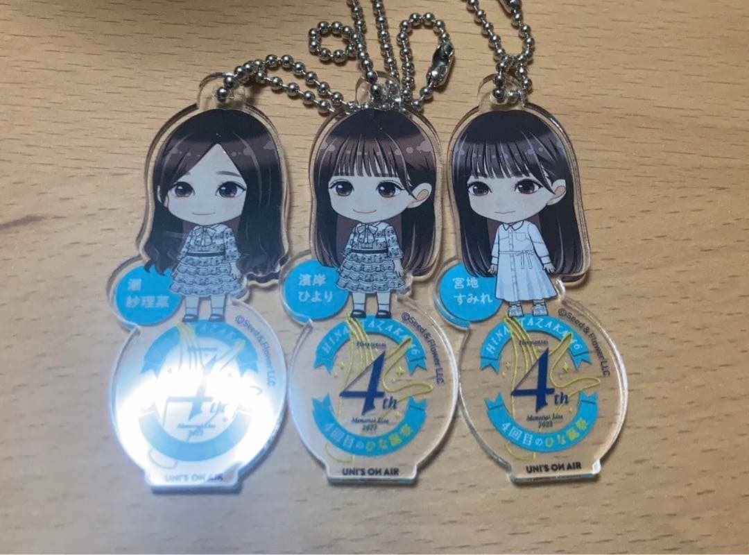 日向坂46 縁日　2等アクリルキーホルダー　全メンバー