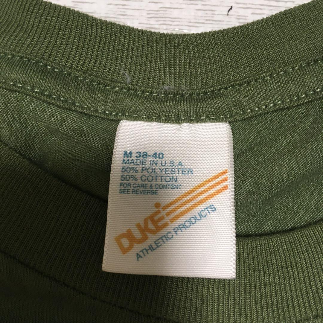 80'sミリタリースカルデザインTシャツ Mサイズ