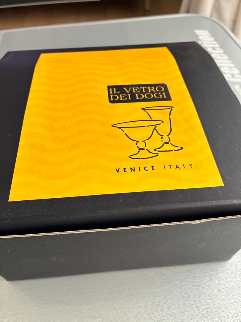 ベネチアガラスFOTOGRAFO 多色ガラス製キャンドルホルダー