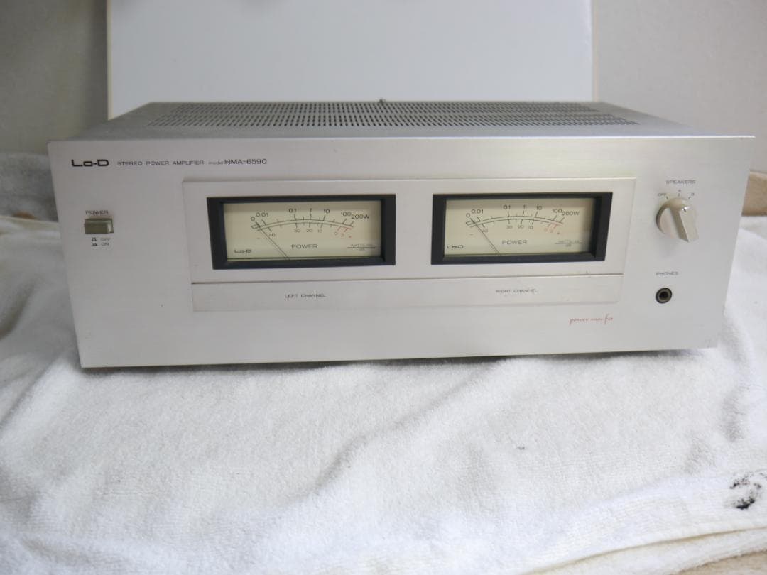 Ｌｏ-ｄ　MOSFET　パワーアンプ　ＨＭＡ-6590　　メンテ実施動作品