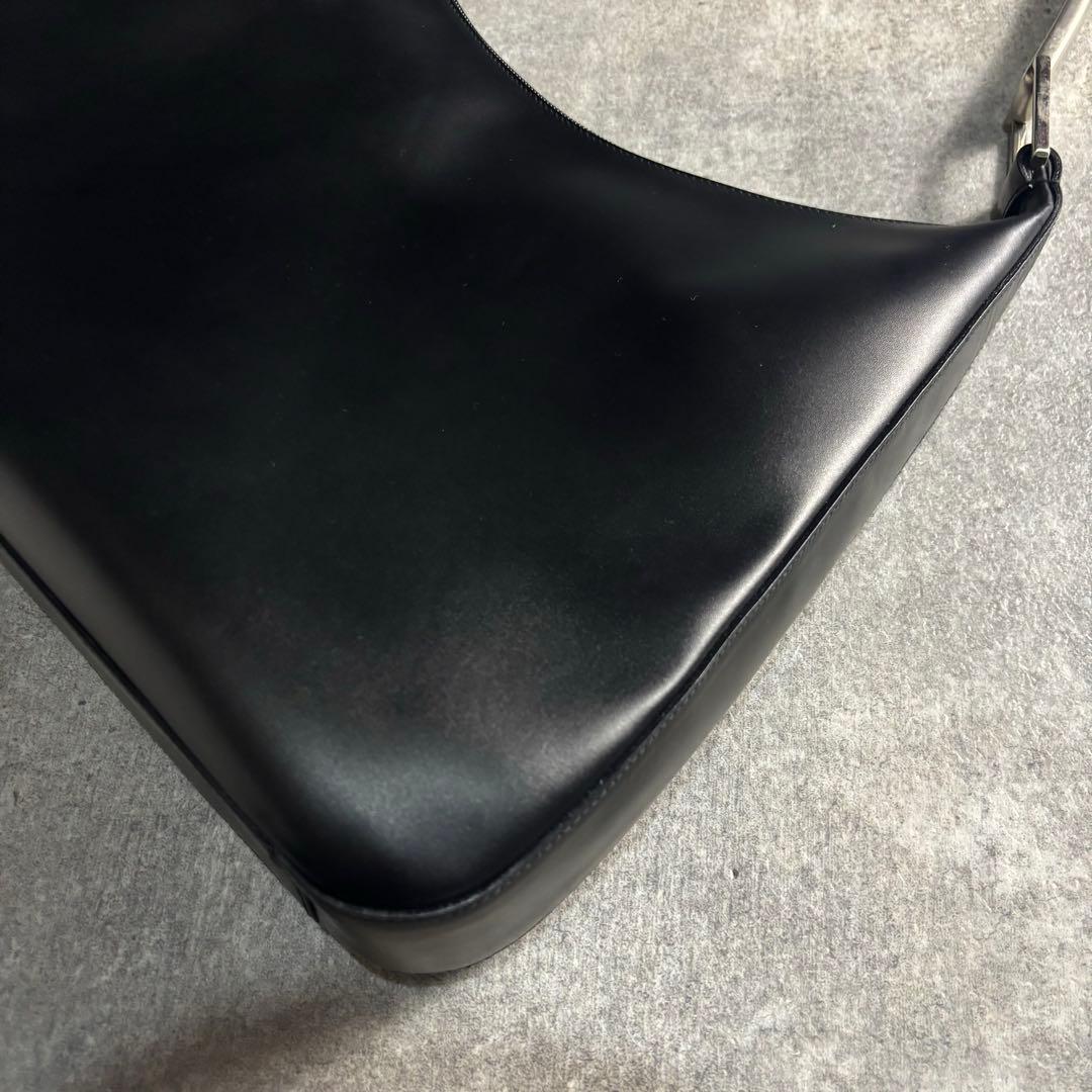バッグ FW1998 PRADA SILVER HANDLE LEATHER BAG
