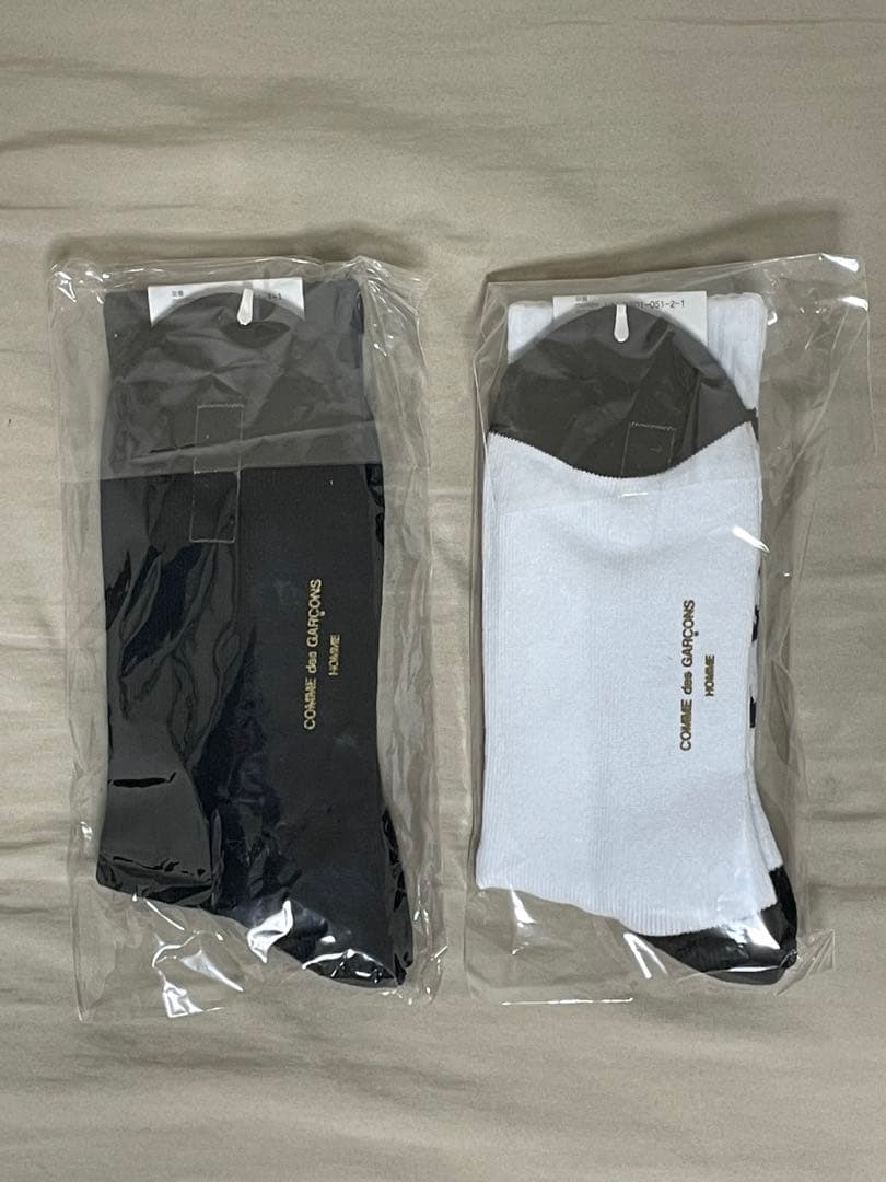 COMME des GARÇONS HOMME ロゴソックス 2足セット