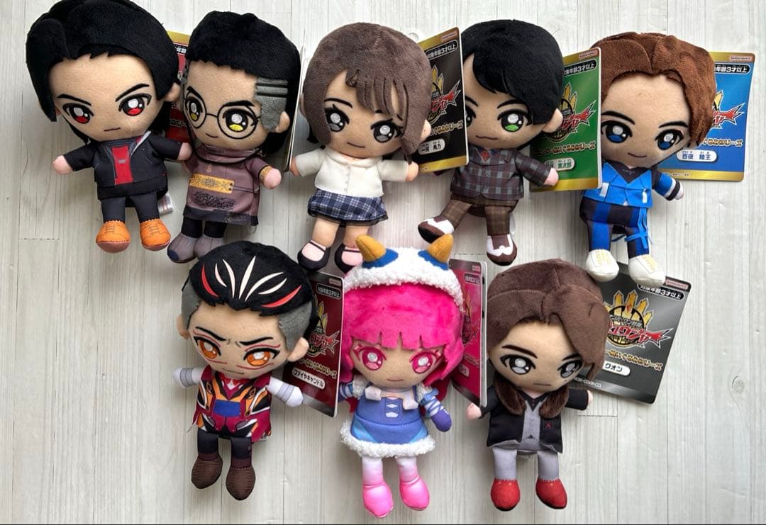 ナンバーワン戦隊ゴジュウジャー　戦隊ヒーローぬいぐるみシリーズ　8体コンプセット