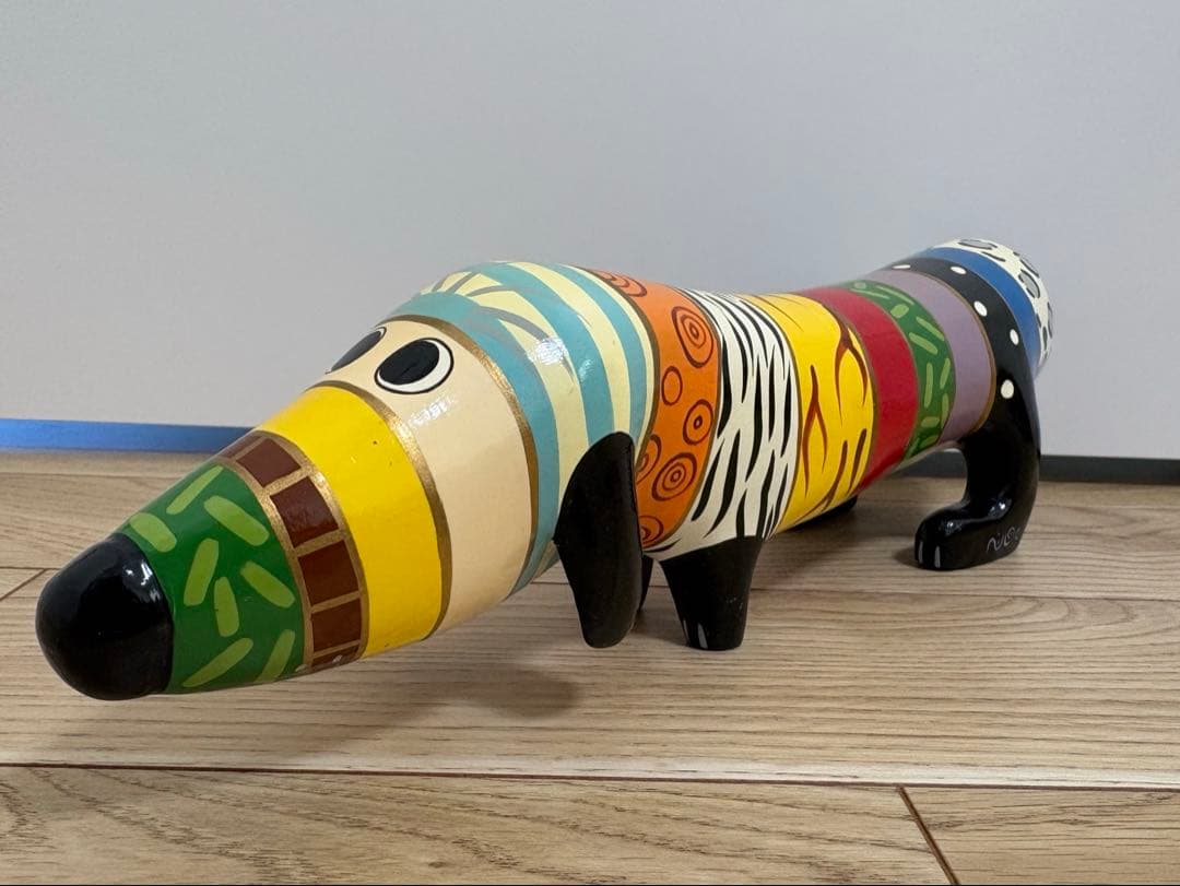 ドイツ　木製犬オブジェ　ダックス