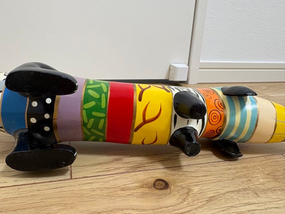 ドイツ　木製犬オブジェ　ダックス