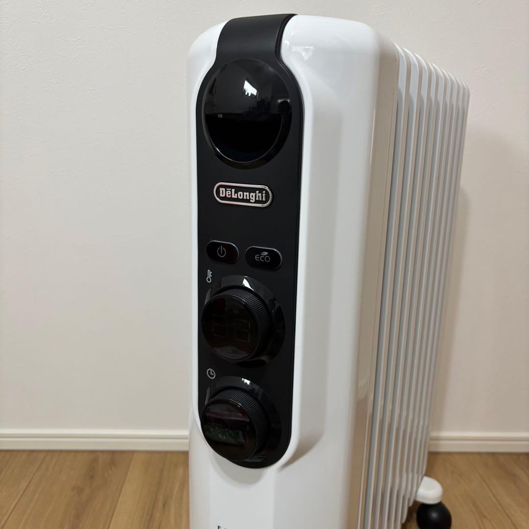 デロンギ　オイルヒーター ホワイト+ブラック RHJ35M1015-BK