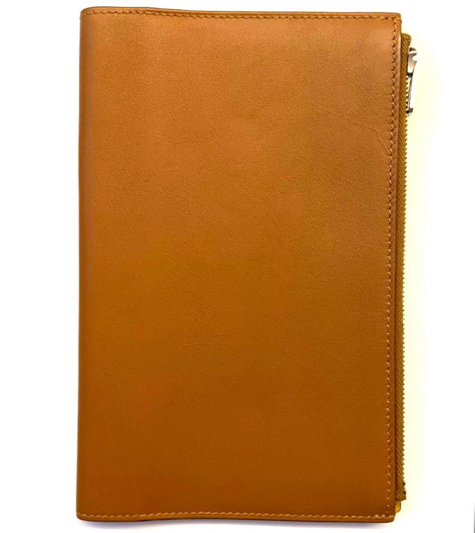 希少 美品 エルメス ノートカバー EAジップ PM ヴェルソ バイカラー 手帳