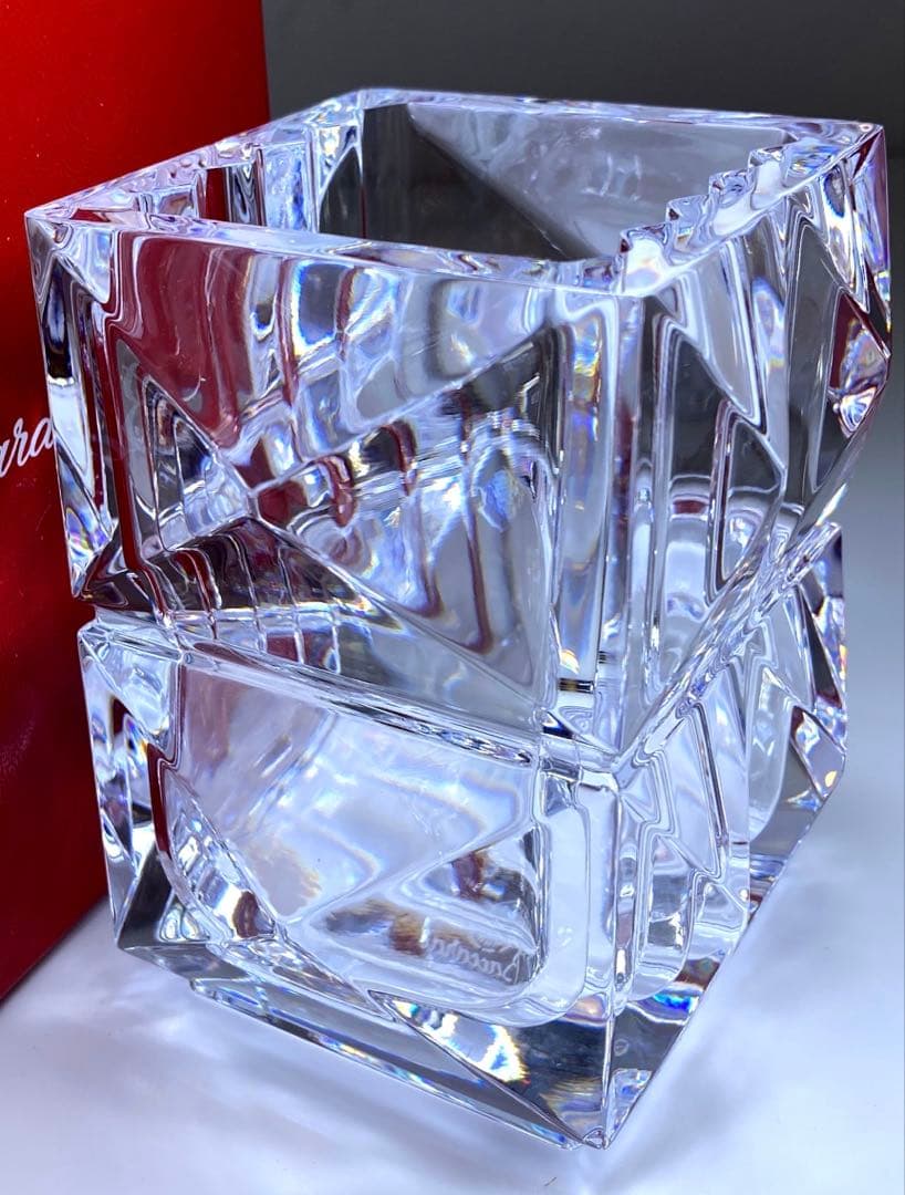 バカラ　ルクソール　ペンホルダー　共箱　高さ10.5㎝　東Y7-0327☆2F