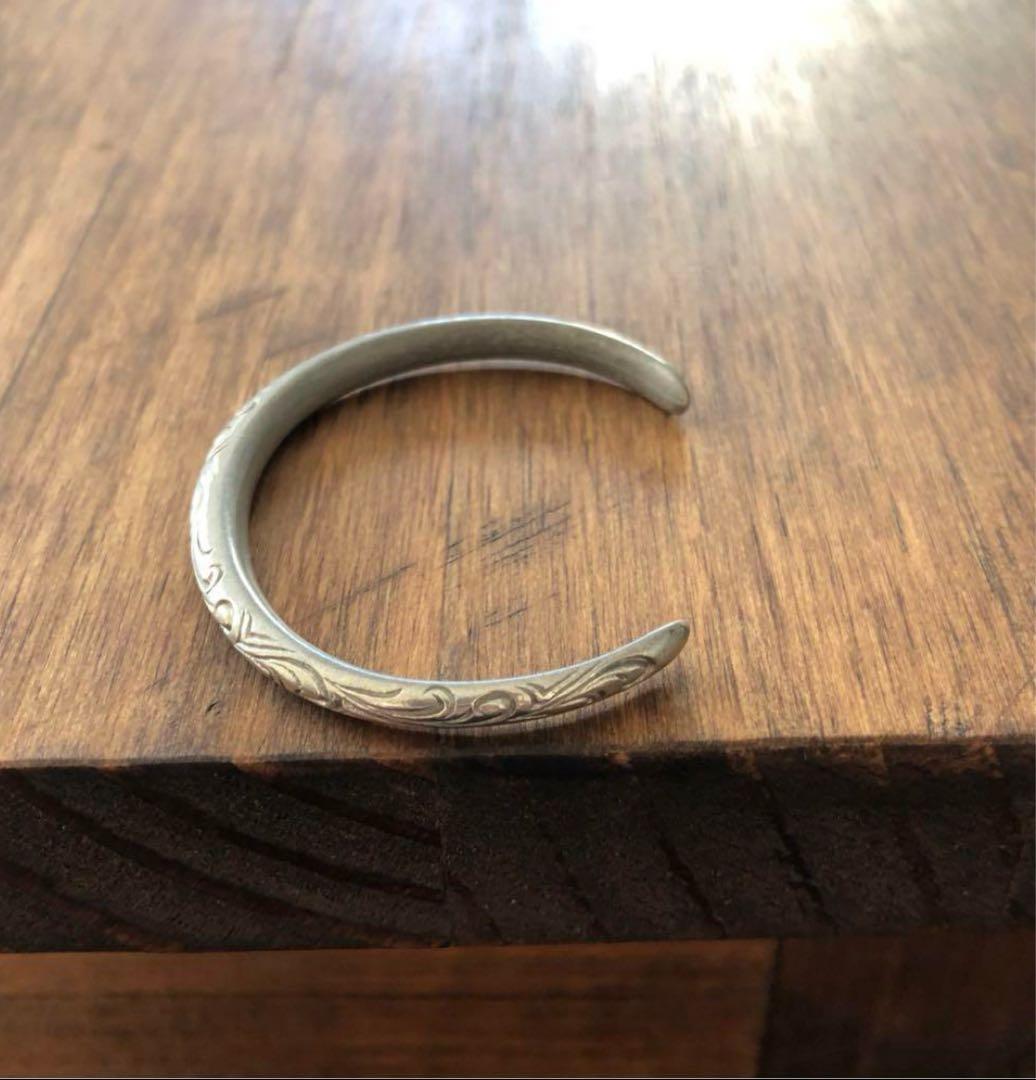 シルバーバングル　ビンテージ 80s ナバホ