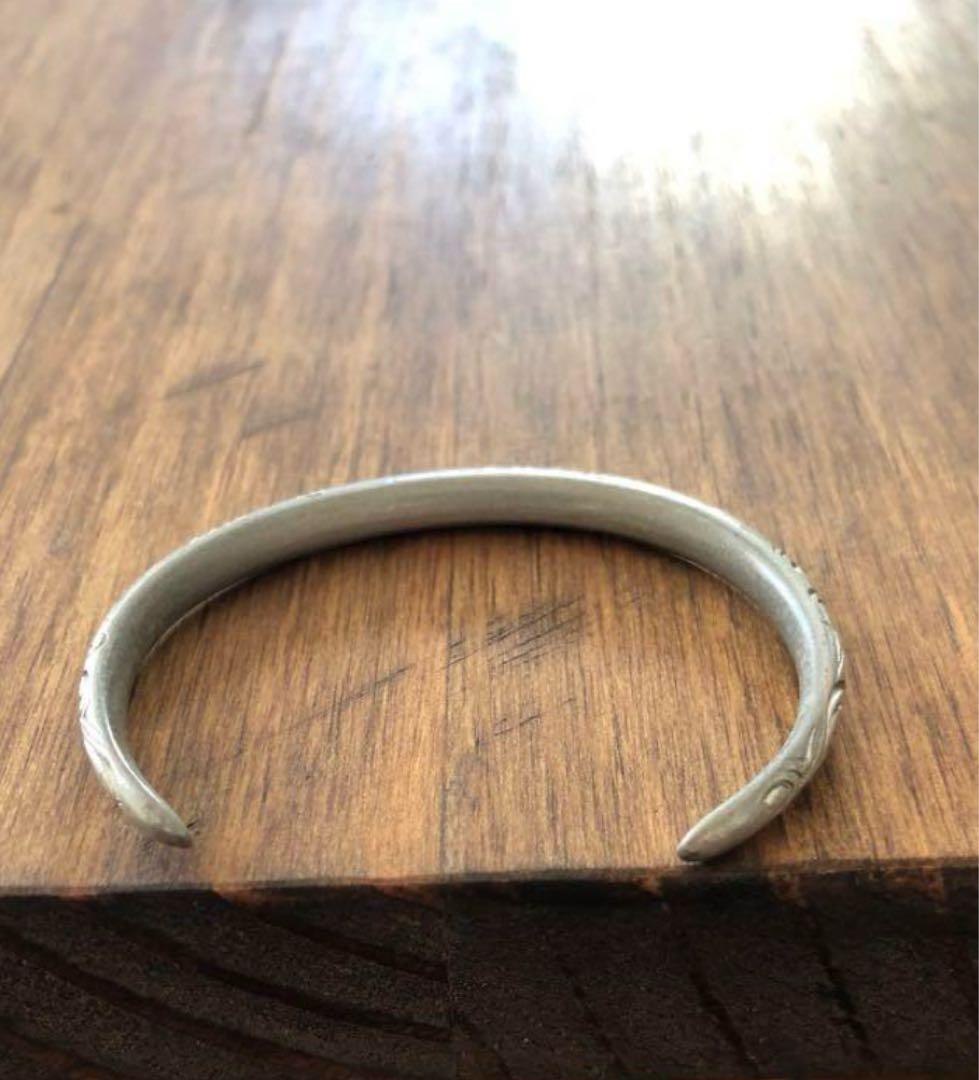 シルバーバングル　ビンテージ 80s ナバホ