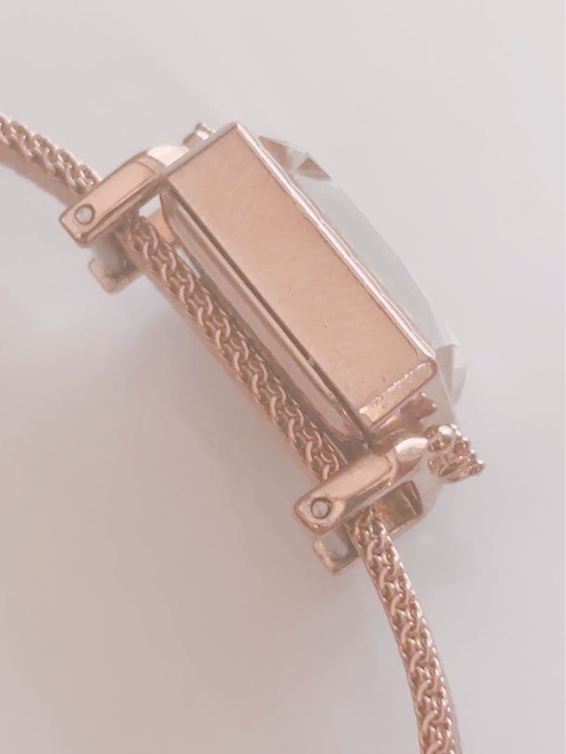 美品NOJESS ノジェスジュエリーウォッチダイヤモンドメッシュベルト稼働品