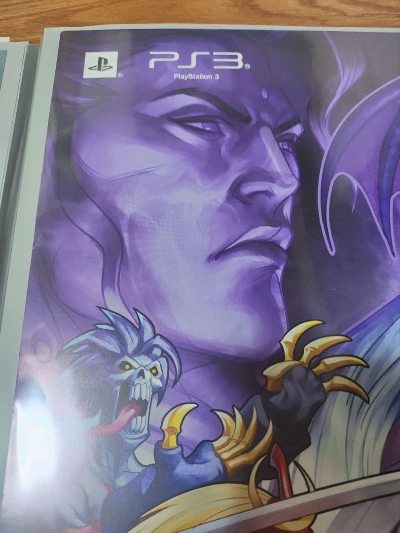 ヴァンパイア リザレクション 開発者サイン入りポスター　CAPCOM