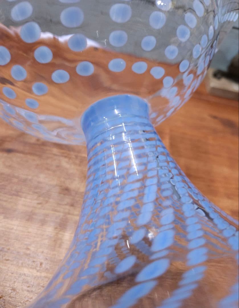 希少 ヌータヤルヴィ Nuutajarvi ヴィンテージ コンポート ガラス器