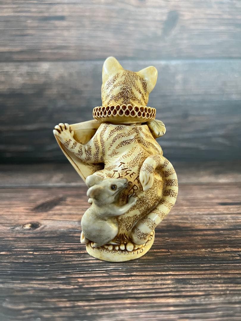 貴重　Poet's Party デビッド・ローレンス　置物　オブジェ　猫　鼠