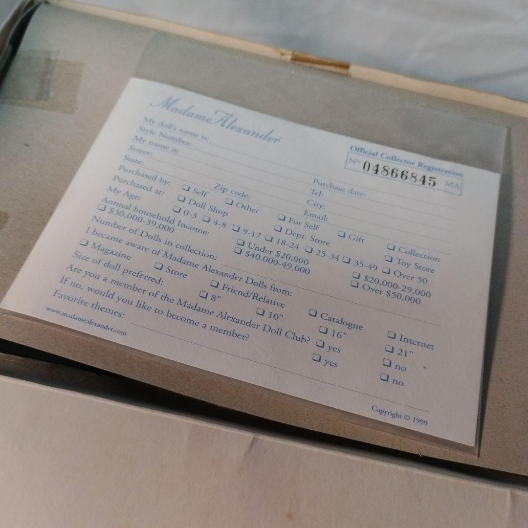 2001 マダムアレクサンダー PEANUTS Charlie Brown箱難