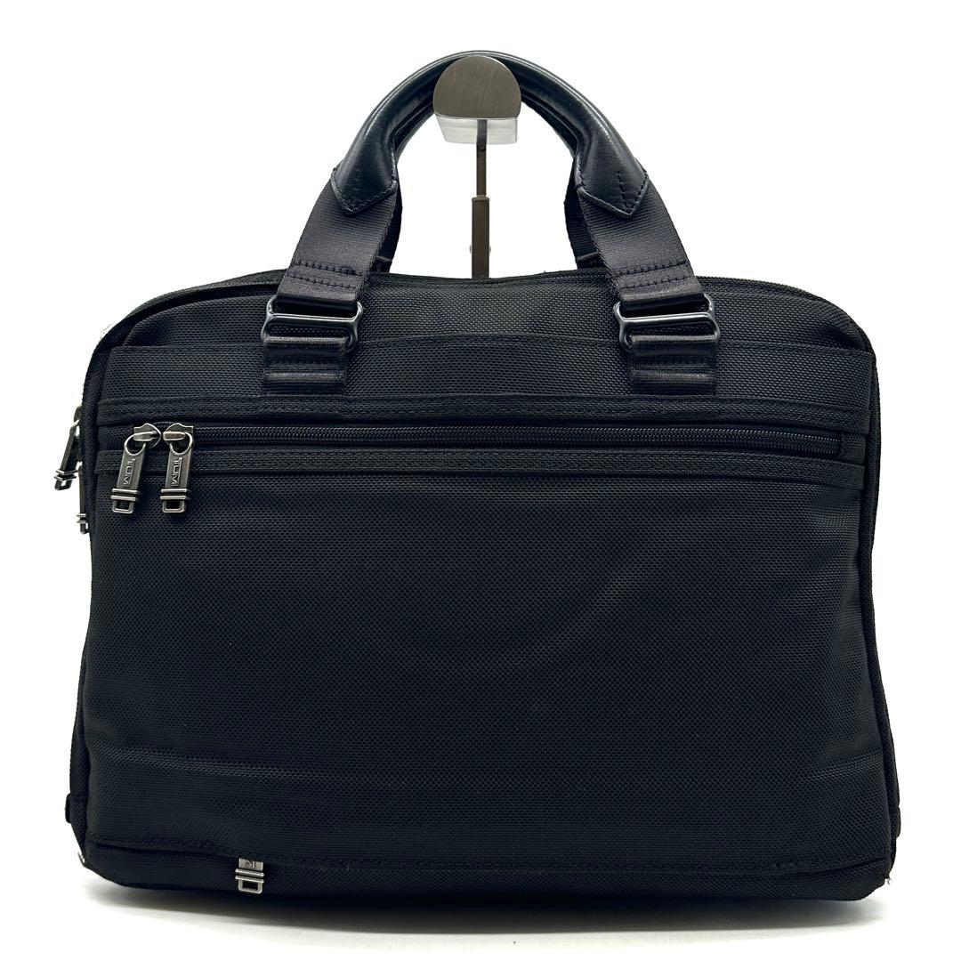 美品 トゥミ ブルックス スリム ブリーフ 2way ビジネスバッグ ベルト付き