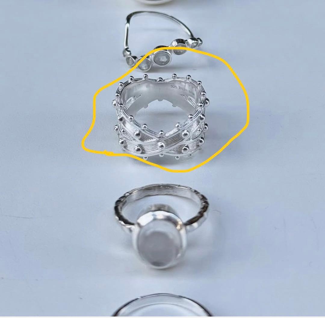 bijumamビジュマム Silverプレーンリング 新品未使用