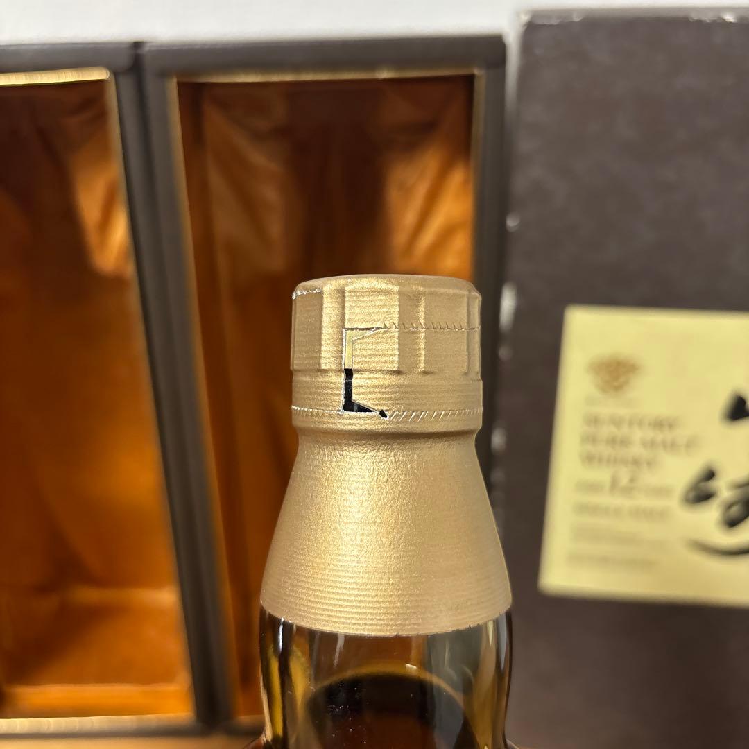 サントリーピュアモルトウイスキー　山崎12年　750ml 旧ボトル　箱付　未開封