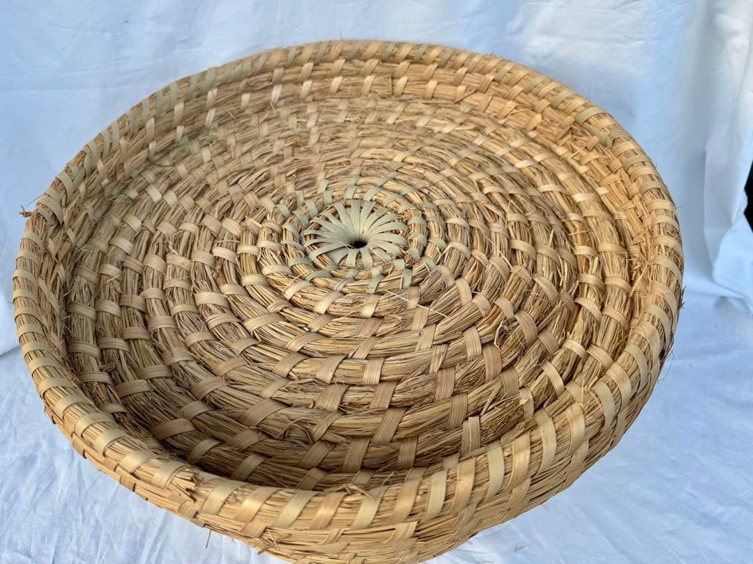 未使用品　藁いずみ　おひつ入れ　わらいずみ　飯つぐら　古民具