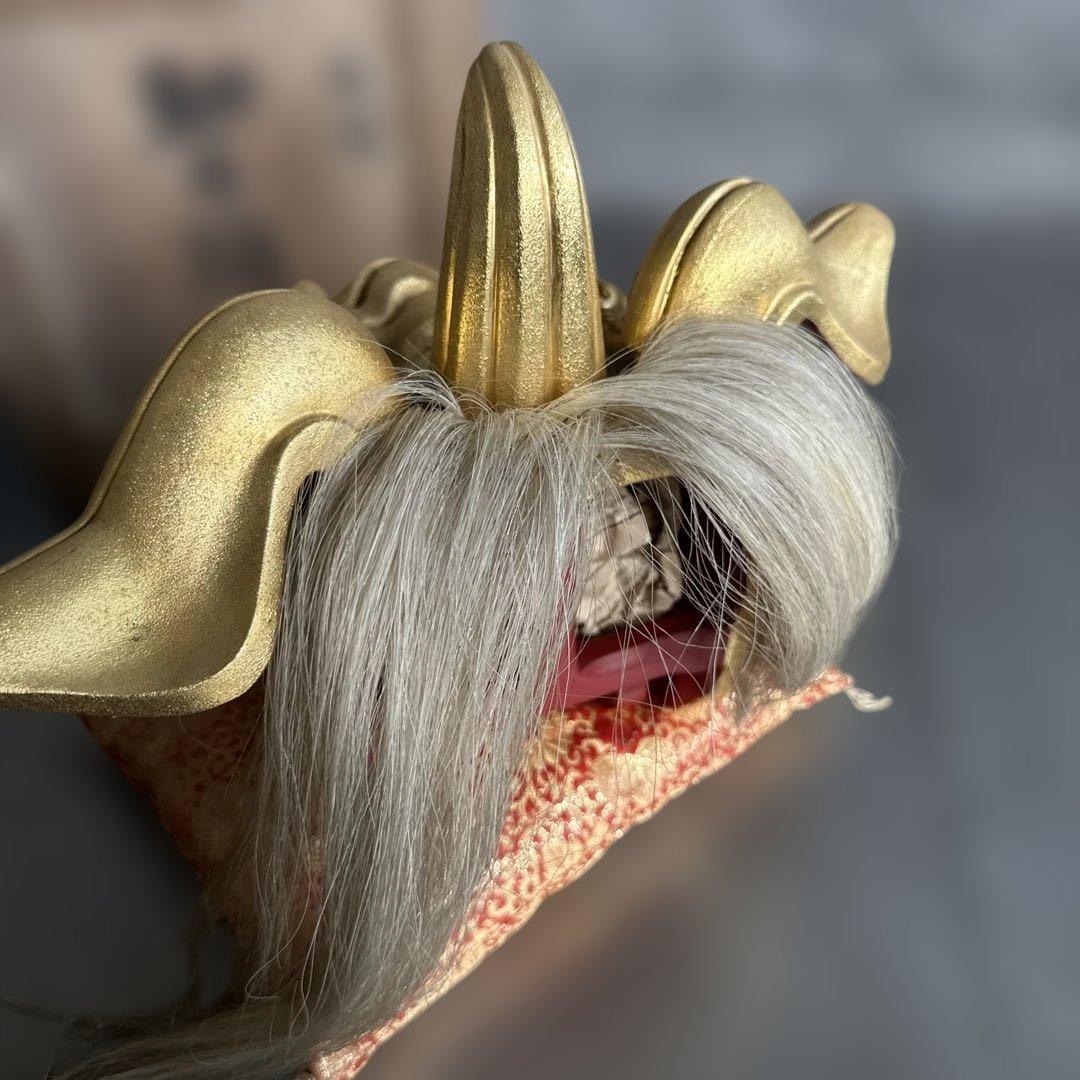 お値下げ❣️迫力のお品‼️木彫　獅子頭