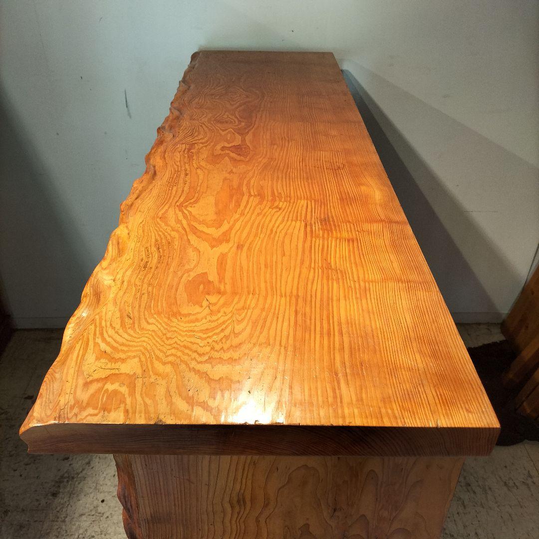 M●WS東名 希少 和ヴィンテージ 屋久杉 茶棚 飾り棚 サイドボード