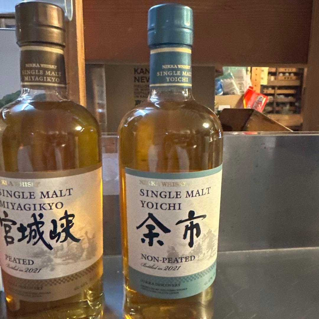 余市ノンピーテッド2021　宮城峡ピーテッド2021　響　3本セット