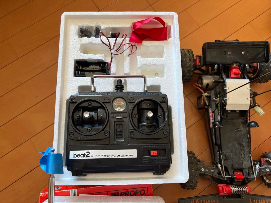 タミヤ　ホットショット&トムス　ラジコン&プロポセット　ジャンク　当時物