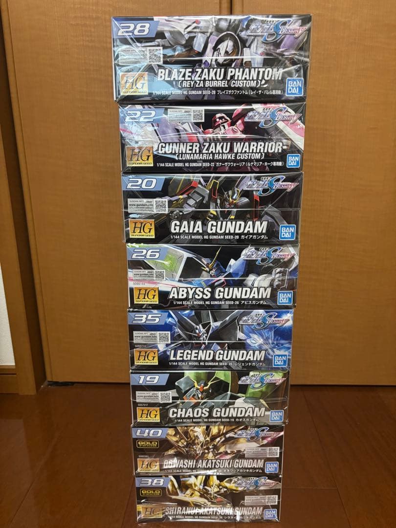 【新品未組立】HG ガンダムSEED DESTINYガンプラ まとめ売り