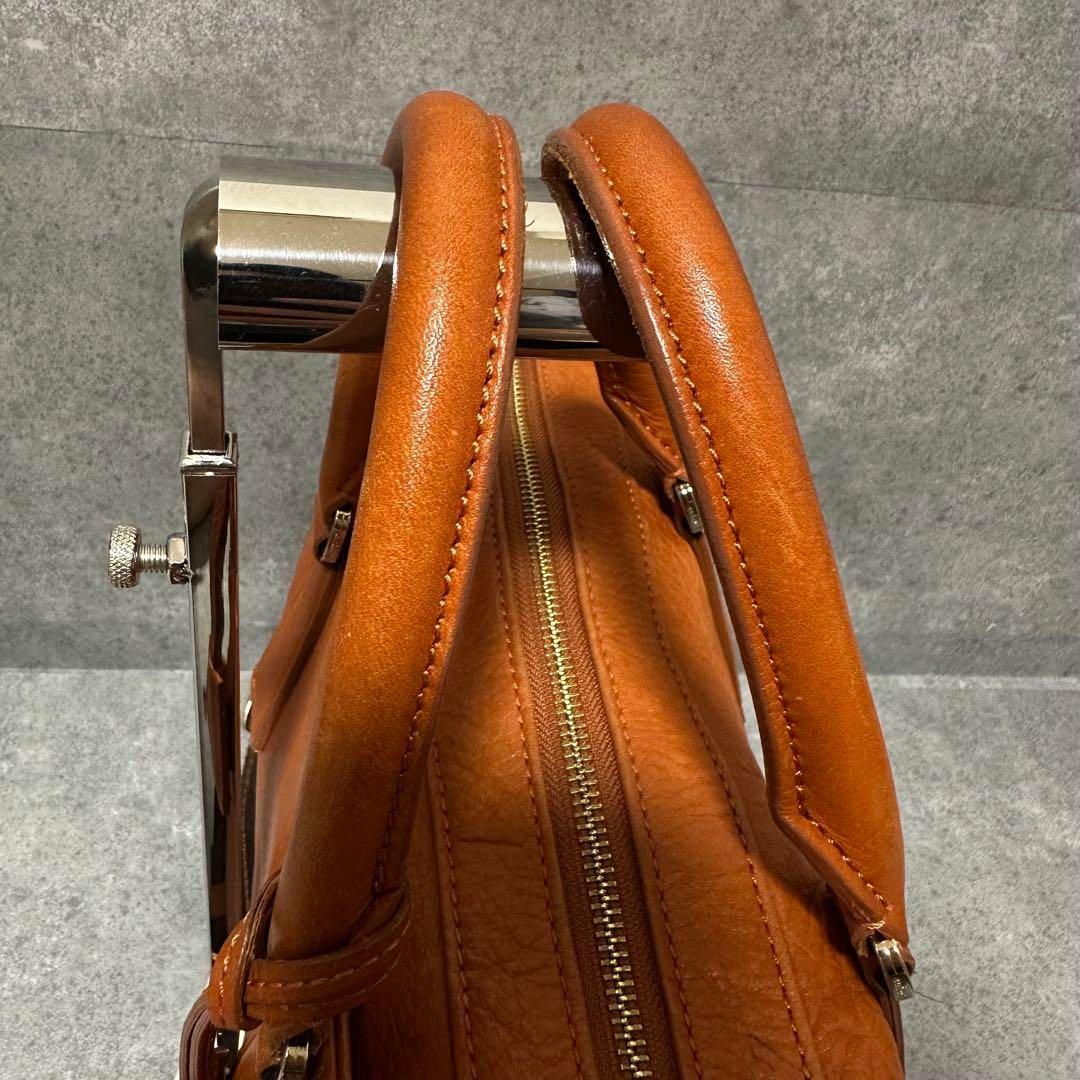 アニアリ　ビジネスバッグ　2way ショルダー　キャメル