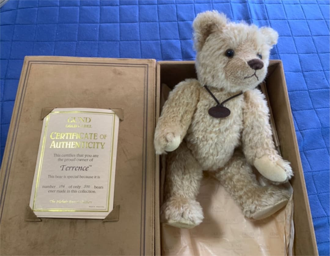 GUND Teddies 500体限定　よつばと　ジェラルミンのモデル