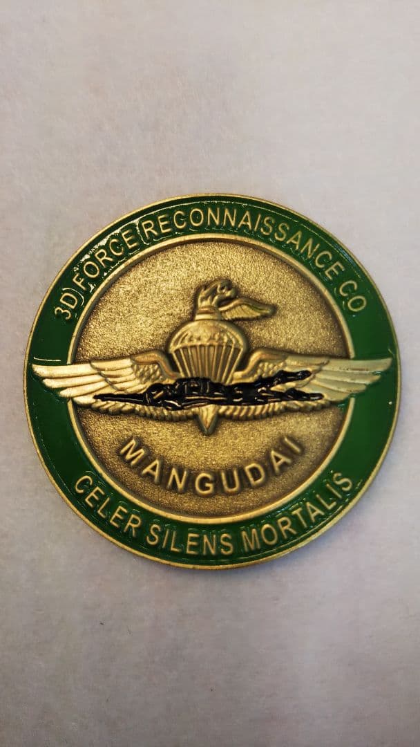 【実物】米海兵隊　フォース・リーコン　第3海兵武装偵察中隊　チャレンジ