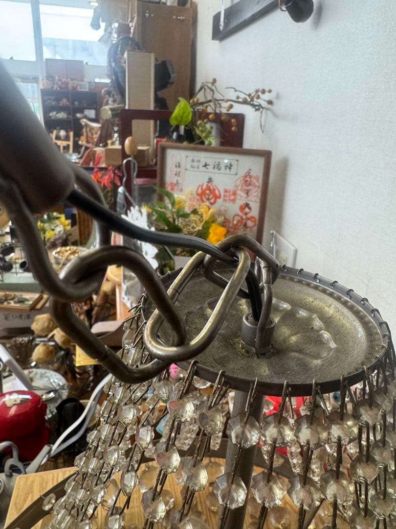 チ*ー様 ビンテージ風クリスタルシャンデリア