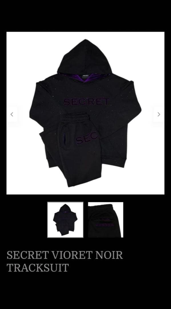 幸*郎様 SECRET VIORET NOIR セットアップ