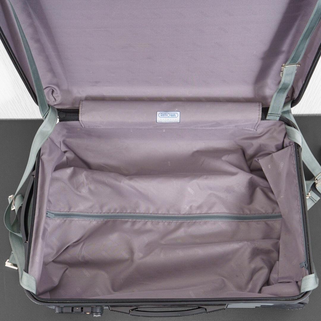 美品 リモワ サルサ 35L 2輪 機内持ち込み TSAロック シルバーグレー系