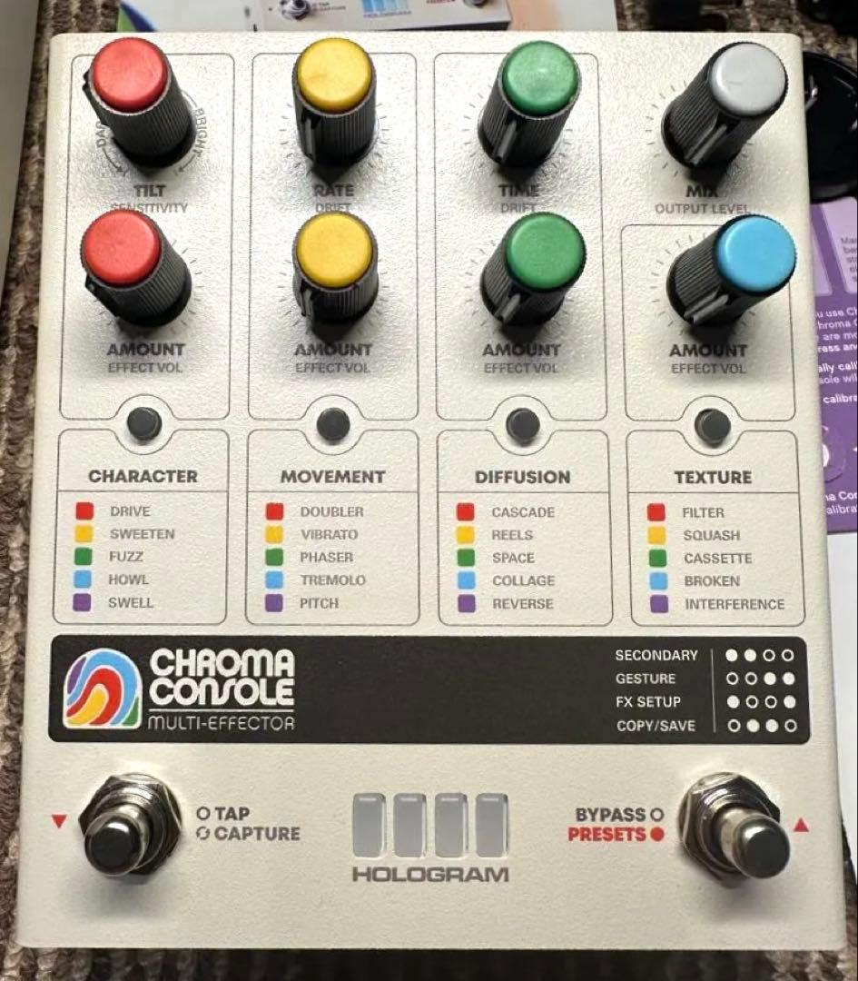 開封、接続確認のみ　Hologram Chroma Console