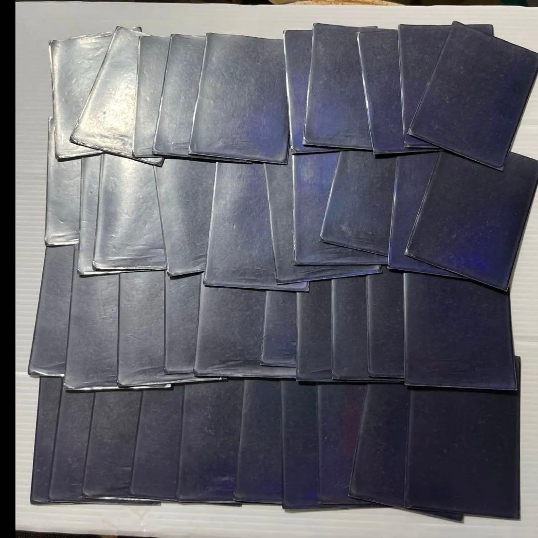 【希少】【使用済み】無限死神 黒城凶死郎 スリーブ　40枚