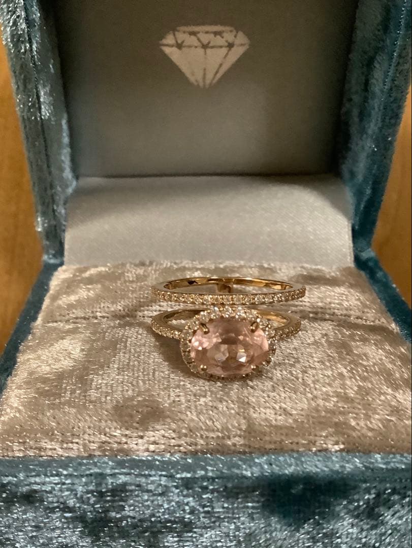 ［アリアーレ］リングダイヤ　モルガナイトMG8.5号　櫻井彩子さん