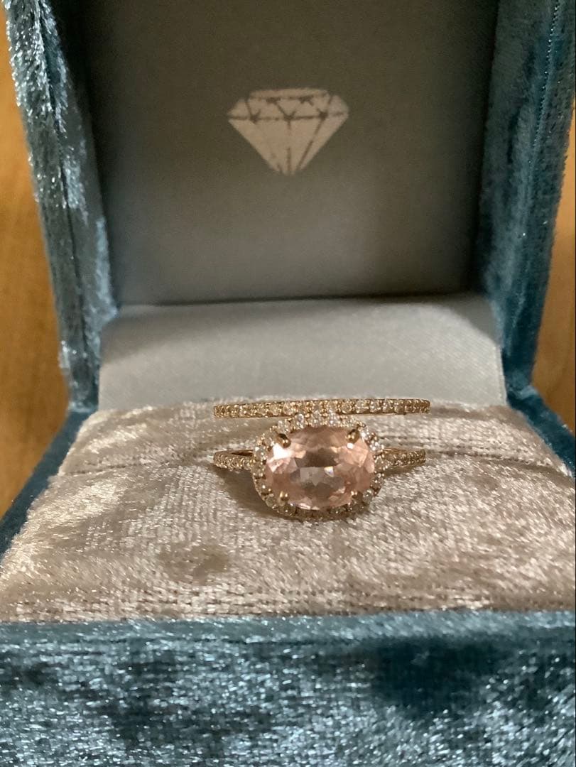 ［アリアーレ］リングダイヤ　モルガナイトMG8.5号　櫻井彩子さん