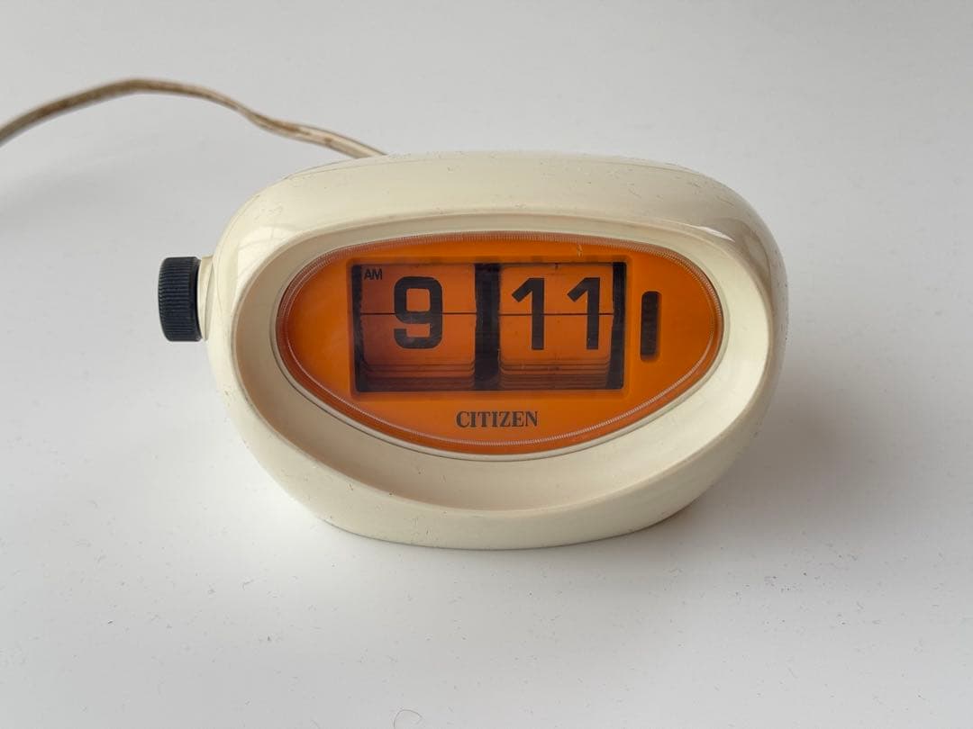 CITIZIN 昭和レトロ 置時計 パタパタ時計 動作品 ミッドセンチュリー