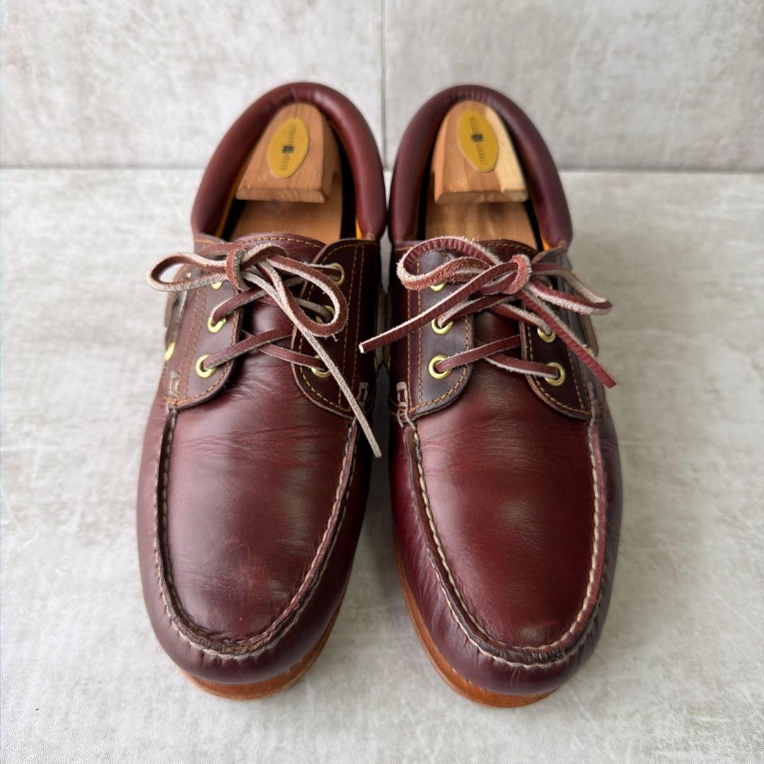 Timberland 3eye classic lug 26cm バーガンディ