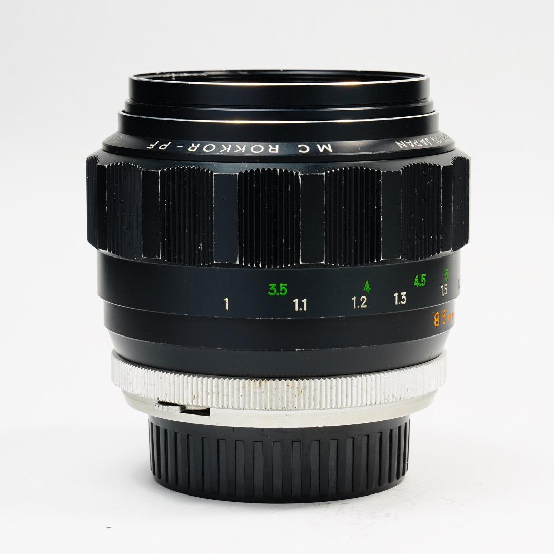 【虹ゴ】ミノルタ MC-ROKKOR PF 85mm F1.7 前 409