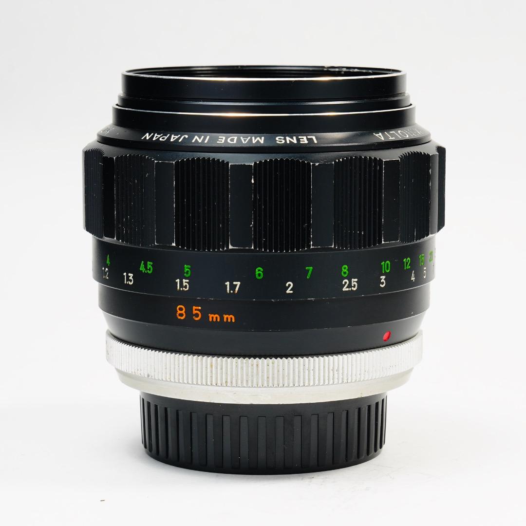 【虹ゴ】ミノルタ MC-ROKKOR PF 85mm F1.7 前 409