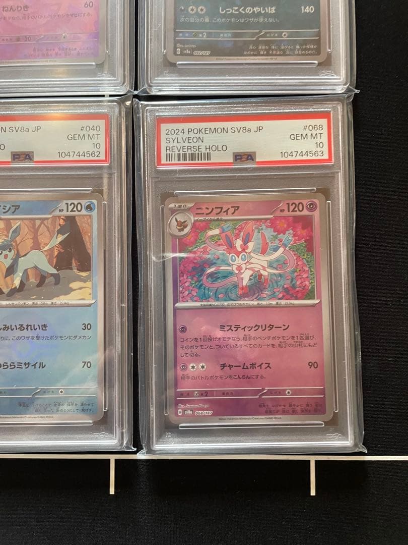 PSA10 ブラッキー 他 ブイズ モンスターボール 9枚連番 テラスタルフェス