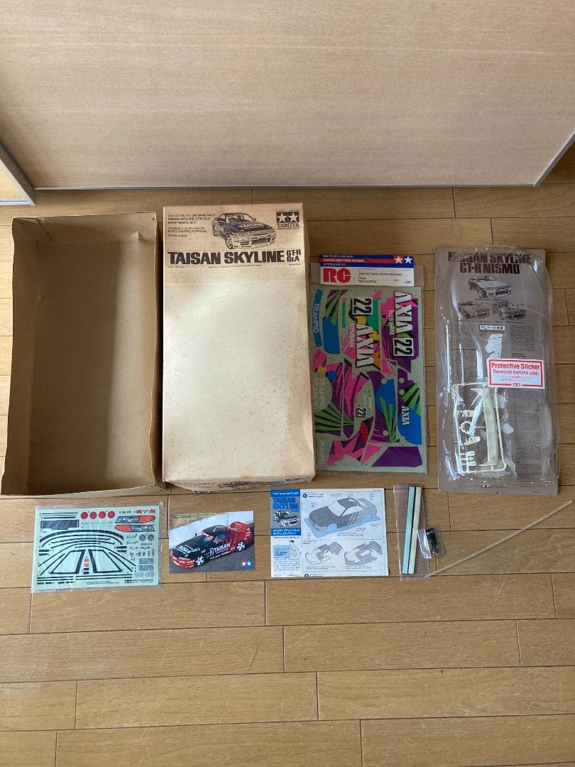 タミヤ TAISAN SKYLINE スペアボディ 当時物 AXIA デカール付