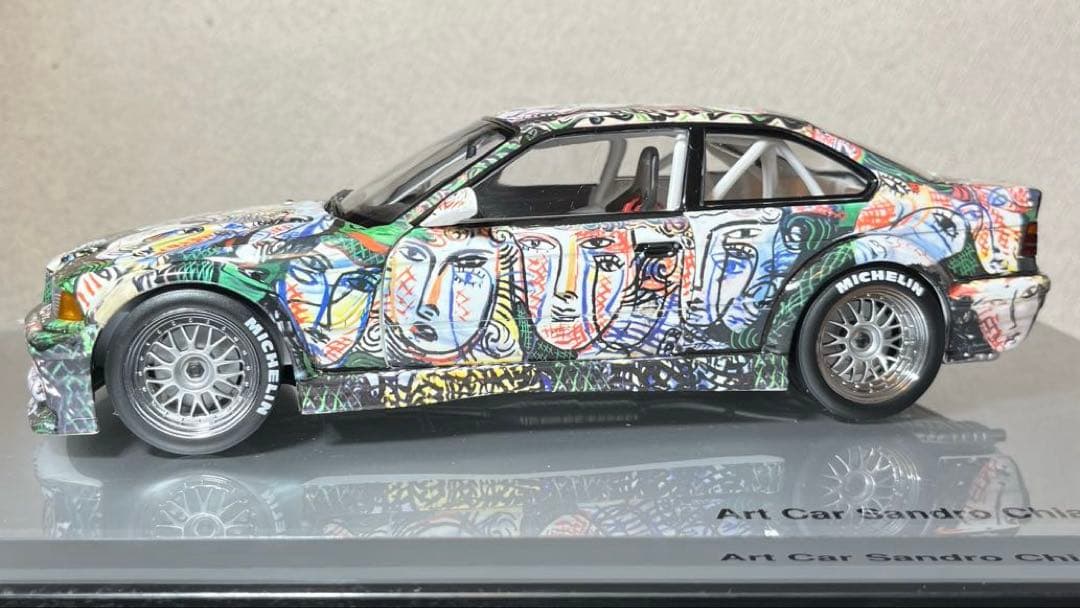超レアモデル❗️ミニカー 1/18 ミニチャンプス BMW M3 アートカー