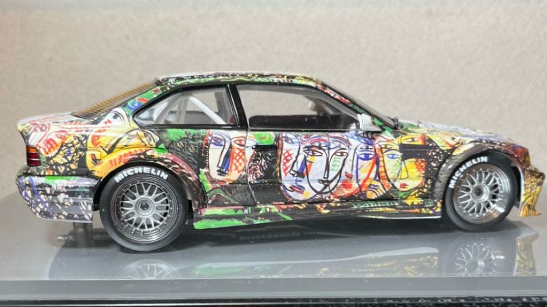 超レアモデル❗️ミニカー 1/18 ミニチャンプス BMW M3 アートカー